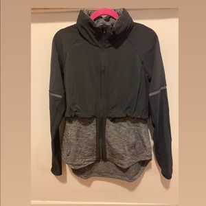 Athleta Sport Jacket Grey/ Black size M